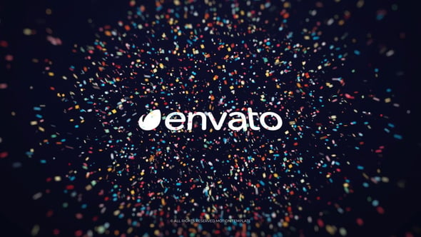 Confetti Burst - Logo Reveal // Premiere Pro（432909）-技能树